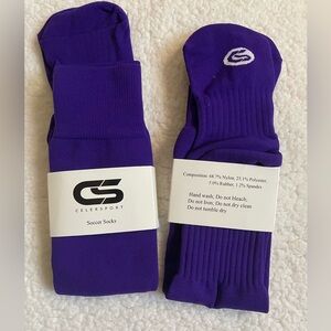 CelerSport soccer socks 2 pair